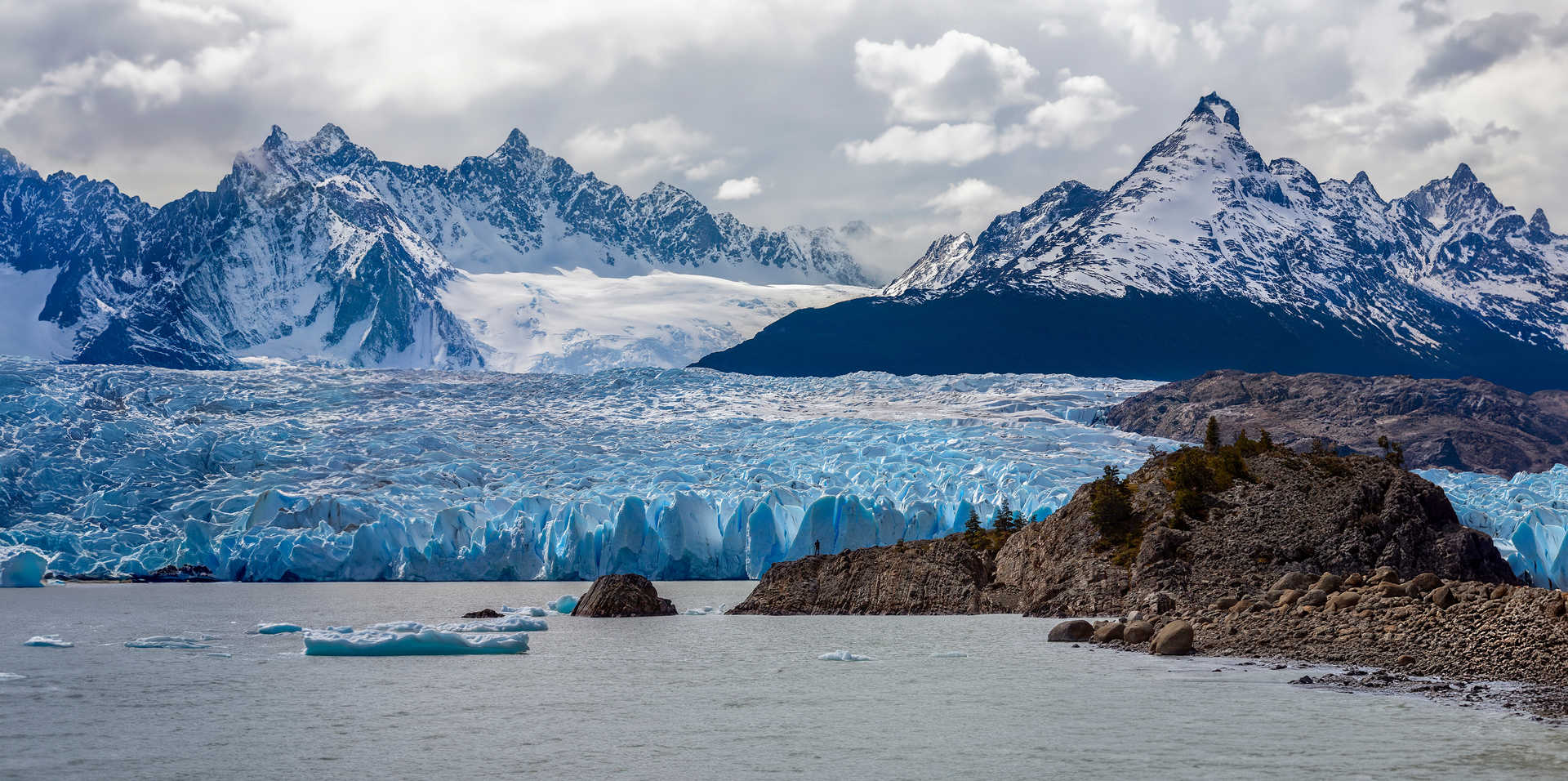 Massive glacier in Patagonia